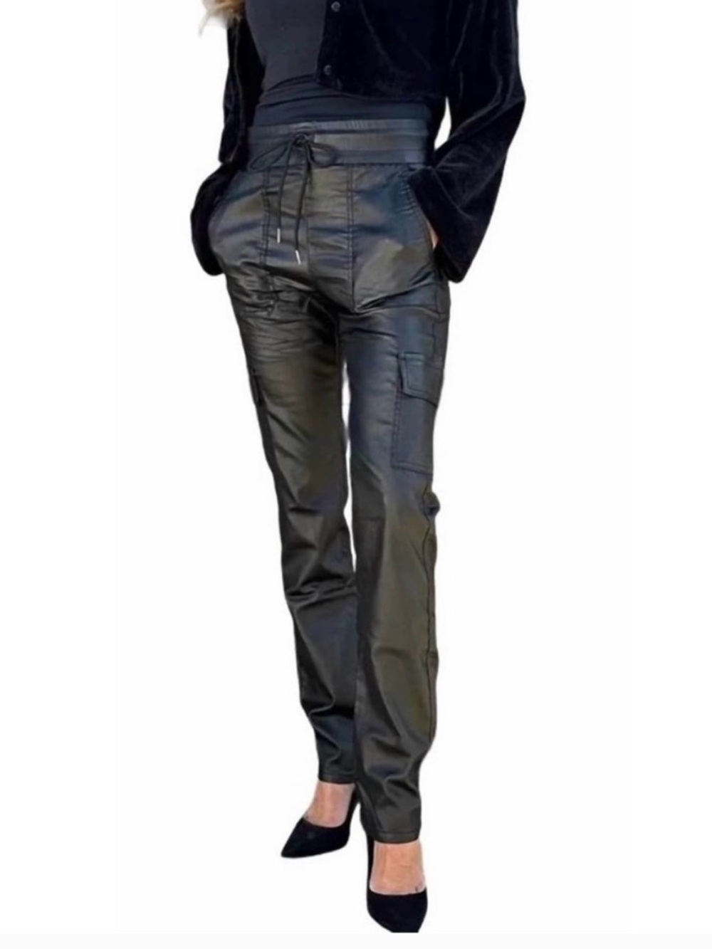Bevy Flog Gaya Cargo Vegan Straight Leg Pants